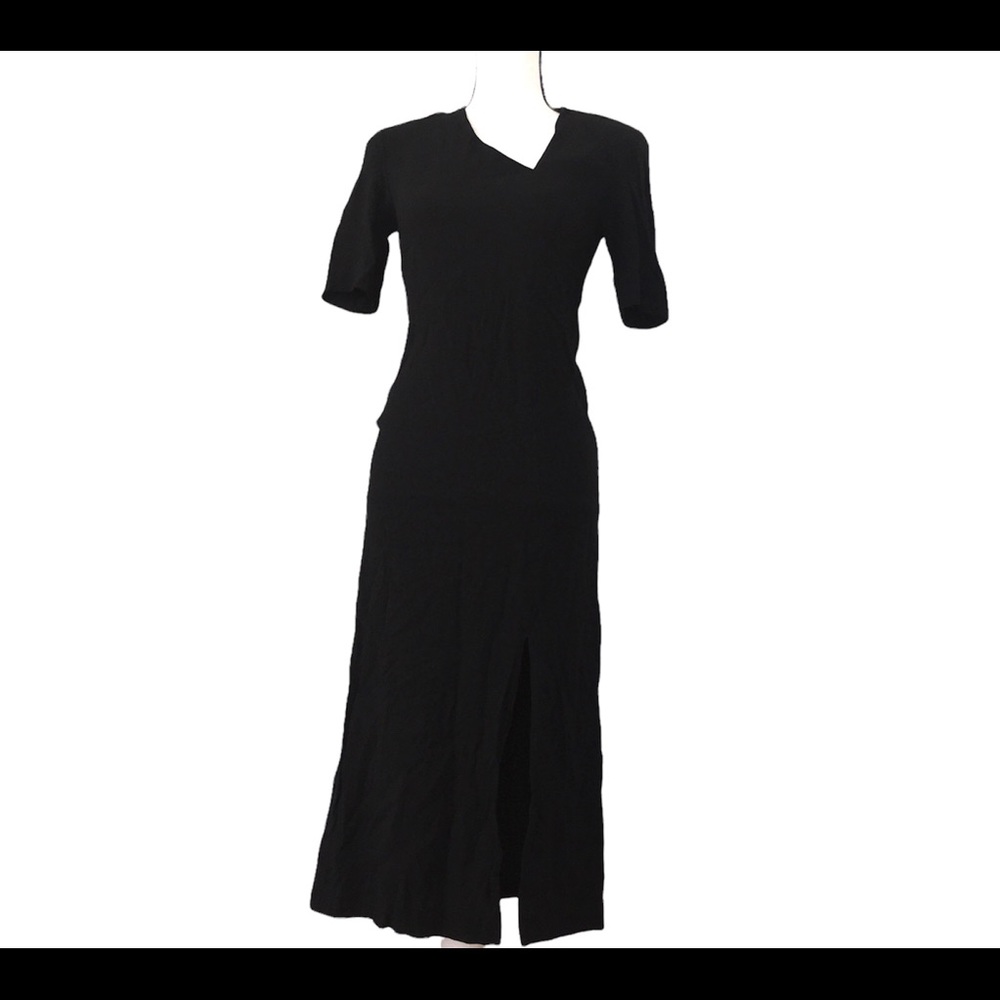 TAMOTSU New York Dress, Size Small Black, Short Sleeved, Crewneck